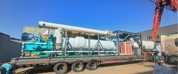 2T/H氯化鉀臥式MVR強制循環蒸發結晶設備發貨中